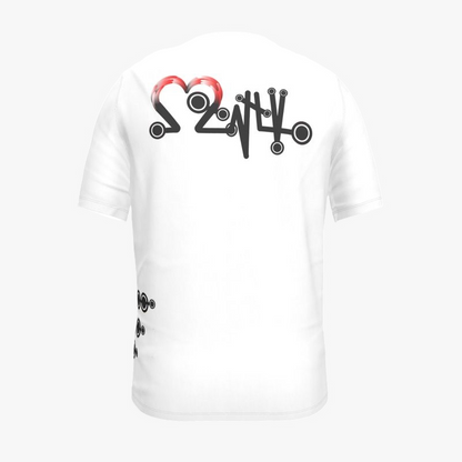T-Shirt Uomo Karma 19 Manica Corta Bianca